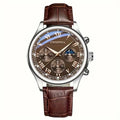 NOREVIA SWISS BUSINESS LEATHER WATCH
