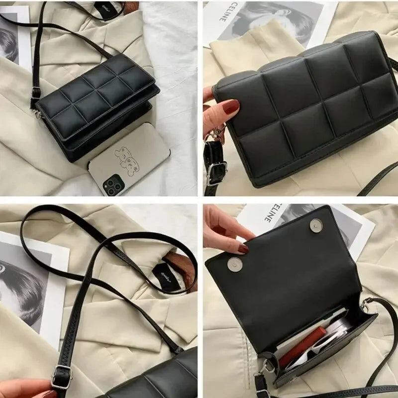 NOREVIA LUXURY QUILTED SHOULDER BAG