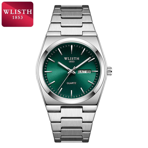 NOREVIA SWISS GREEN STEEL WATCH